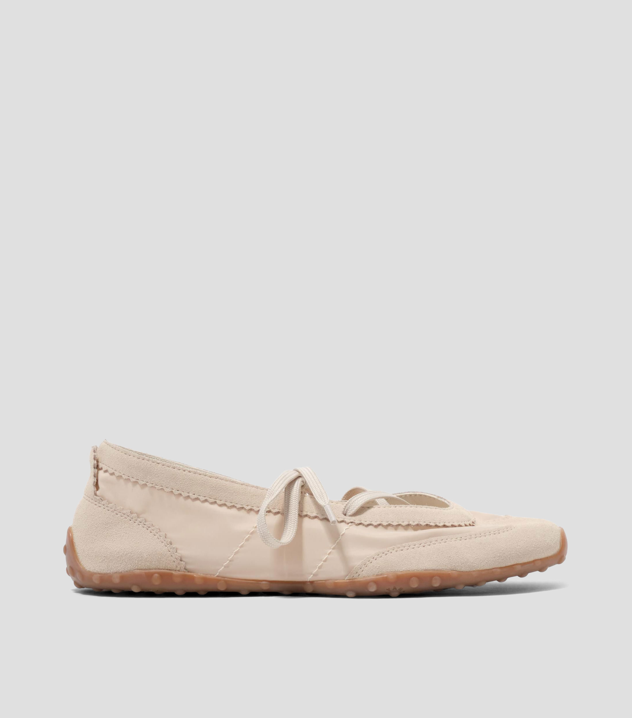 Balerina deportiva 13 10 serraje y nylon Mujer